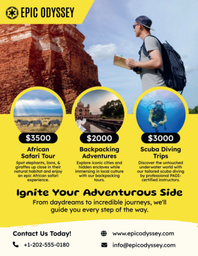 Adventure Tours Tourism  apwjkb66ah  Side 1 Image