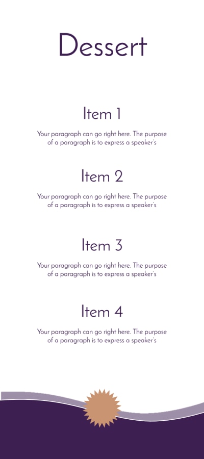 Dessert & Entree   Side 1 Image
