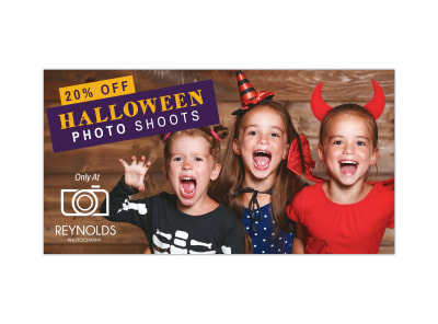 Main Halloween Photo Shoot Facebook Post  Image