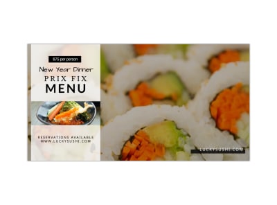 Main New Year Dinner LinkedIn Post  Image