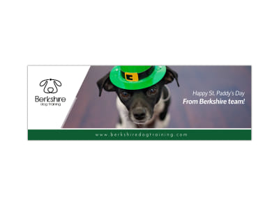 Main St Paddy's Day Twitter Header  Image