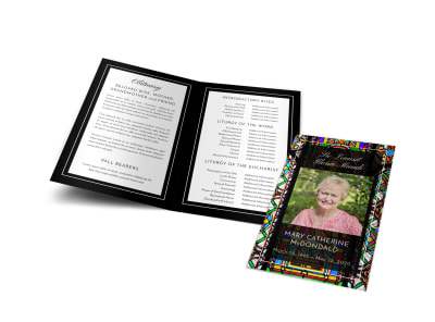 Main Catholic Funeral Program  ceqr0c0r7z Image