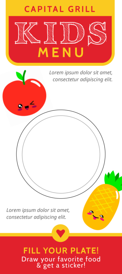 Kids Restaurant   fu1o07n3w8 Side 1 Image