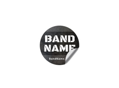 Main Rock Band Sticker  f55sypjcxo Image