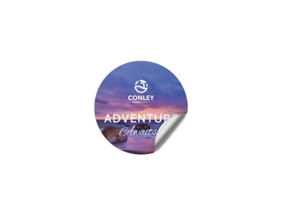 Main Travel Agency Sticker  Image