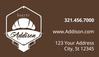 Bakery Loyalty Punch Card  Side 2 Image