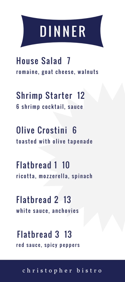 Simple Restaurant   Side 1 Image