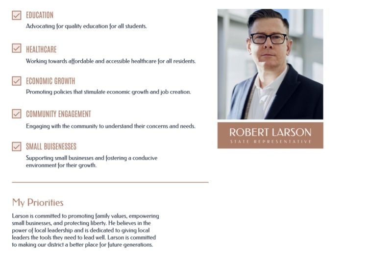 State Representative Campaign  usux6b9adk  Side 2 Image