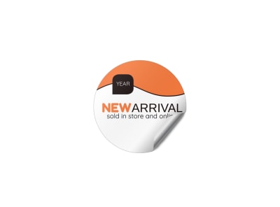 Main New Arrival Sticker  Image