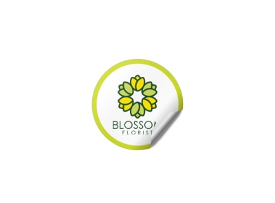 Main Floral Sticker  Image
