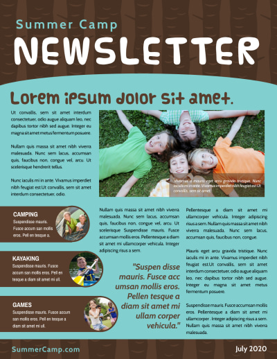 Woods Summer Camp   Side 1 Image